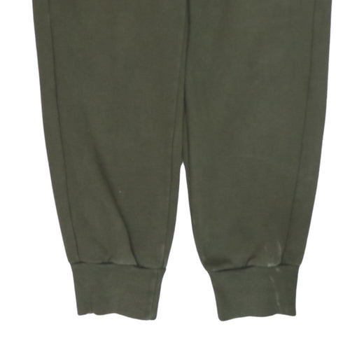 Puma Mens Green Jogger Sweatpants M Elastic Waist Fleece Lined