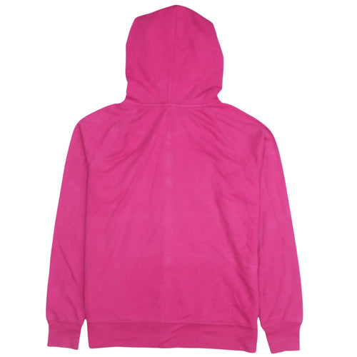 GAP Women’s Pink Full Zip Hoodie L Cotton Blend Logo Casual