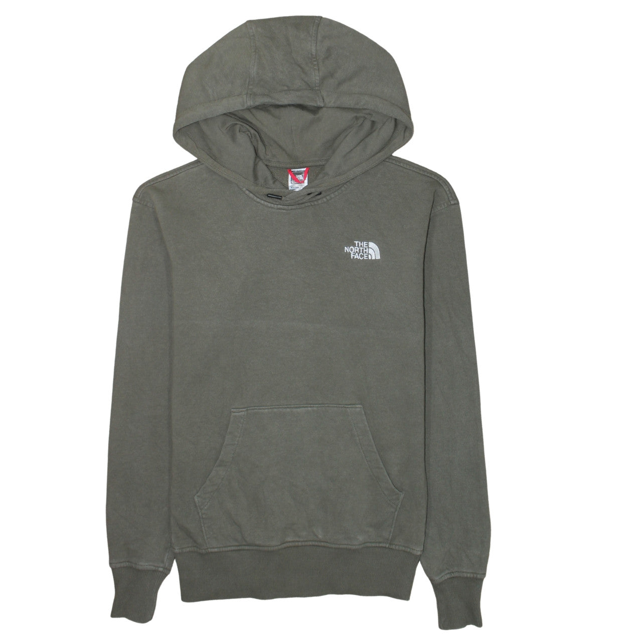 The North Face Womens S Khaki Pullover Hoodie Cotton Blend