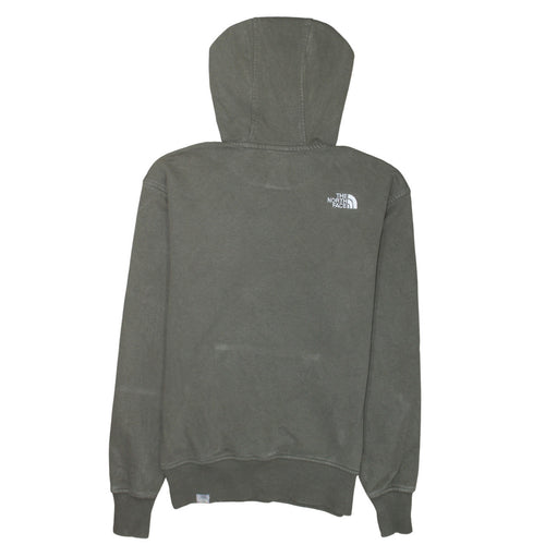 The North Face Womens S Khaki Pullover Hoodie Cotton Blend