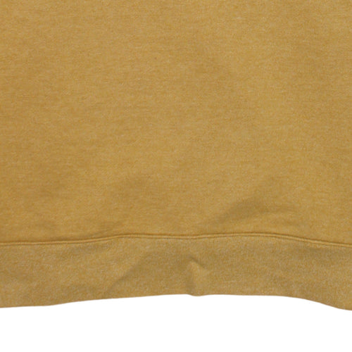 Nike Mens Yellow Pullover Crew Neck Sweatshirt L Regular Fit