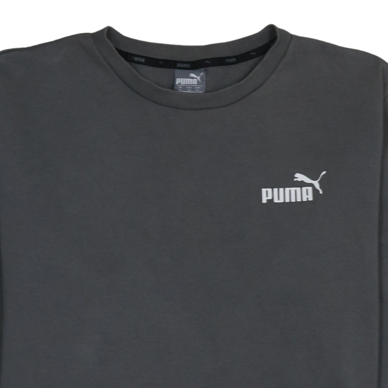 Puma Men's Grey XL Crew Neck Pullover Sweatshirt