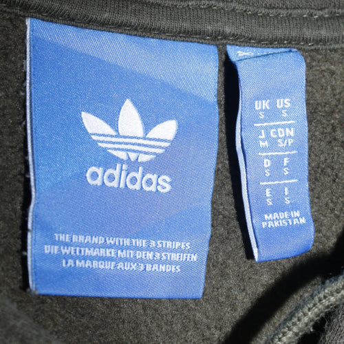 Adidas Womens Black Full Zip Hoodie Small Hooded Sweatshirt