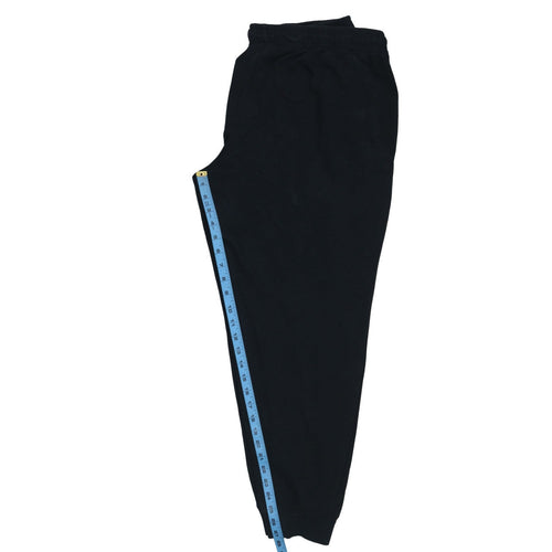 Nike Men's Black XL Fleece Jogger Sweatpants with Drawstring Waist