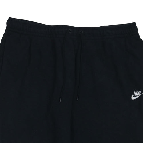 Nike Men's Black XL Fleece Jogger Sweatpants with Drawstring Waist