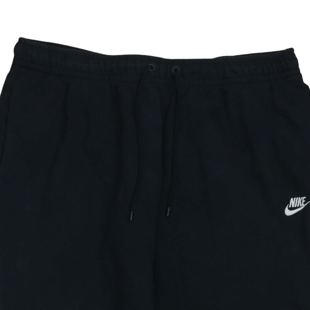 Nike Men's Black XL Fleece Jogger Sweatpants with Drawstring Waist