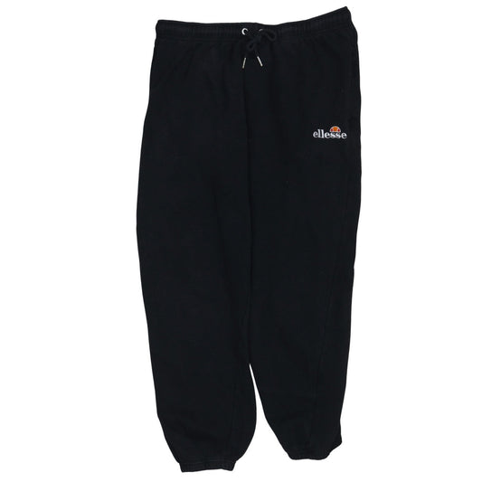 Ellesse Men's Black Jogger Sweatpants M Regular Fit Fleece Trousers