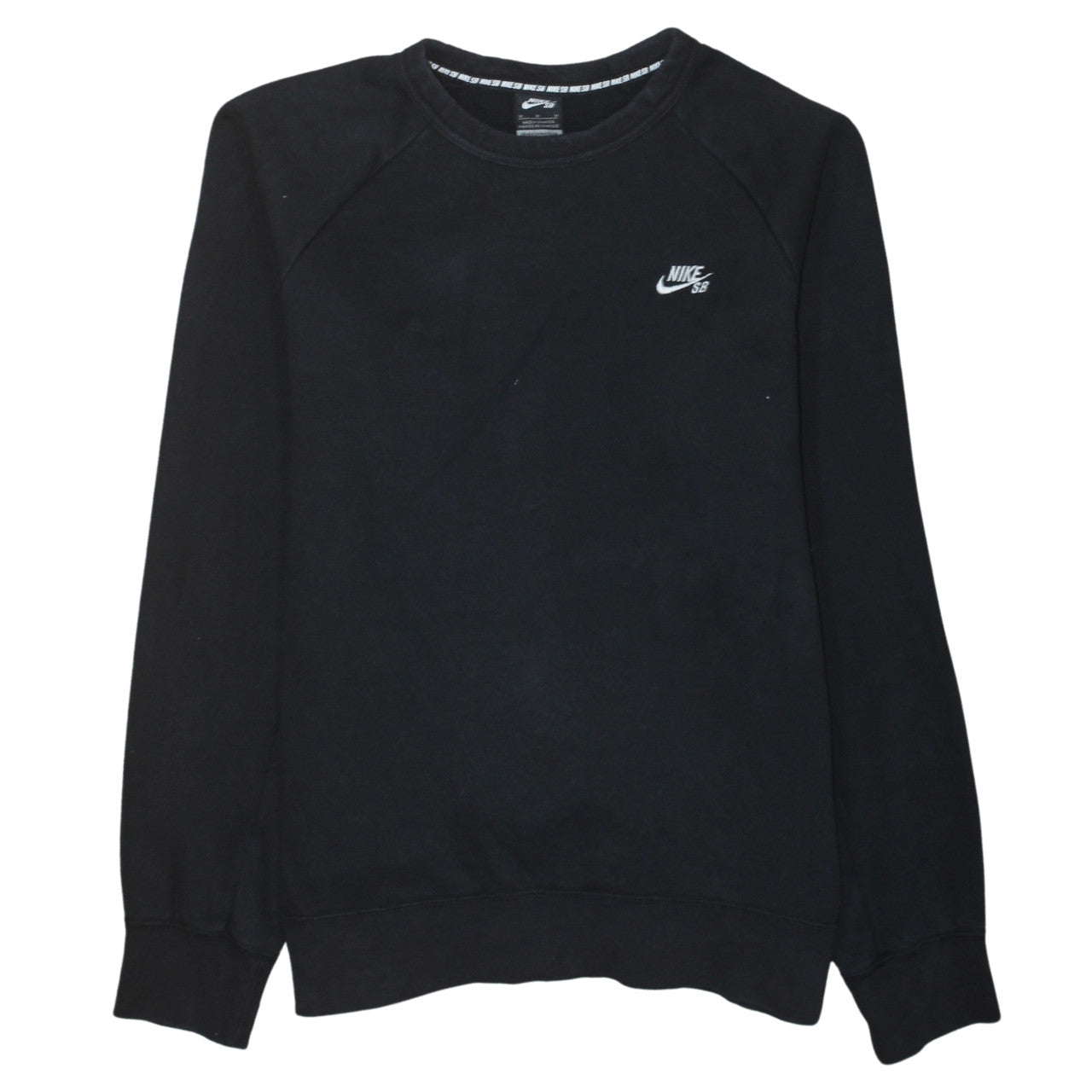 Nike SB Men's Black M Pullover Sweatshirt Fleece Logo Crew Neck