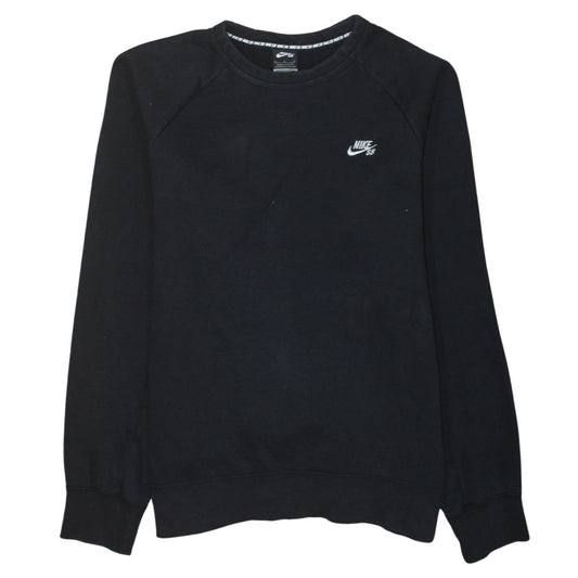 Nike SB Men's Black M Pullover Sweatshirt Fleece Logo Crew Neck