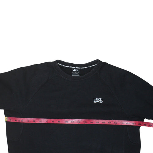 Nike SB Men's Black M Pullover Sweatshirt Fleece Logo Crew Neck