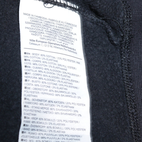 Nike SB Men's Black M Pullover Sweatshirt Fleece Logo Crew Neck