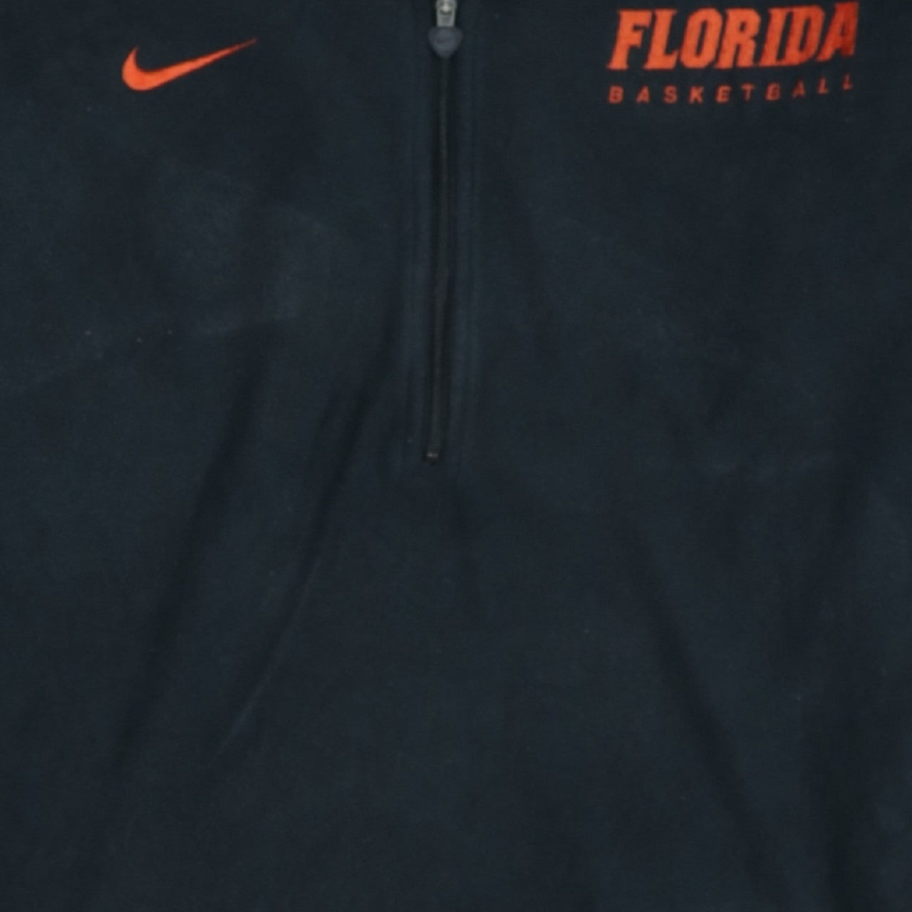 Nike Men's Black Therma-Fit Florida Basketball 1/4 Zip Fleece Sweatshirt - Size S