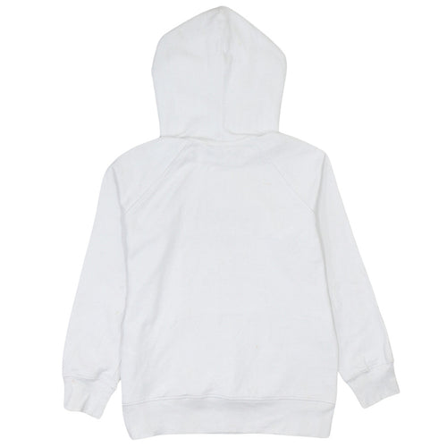 Levi's Men's White XS Hooded Cotton Logo Sweatshirt