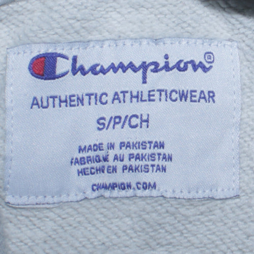 Champion Men's Grey Pullover Hoodie Small Logo Sportswear