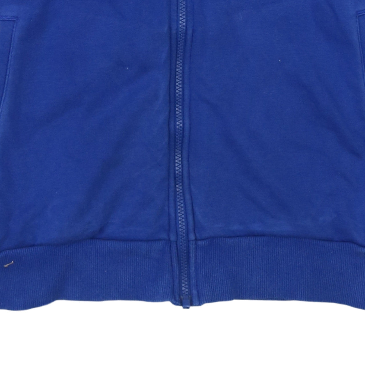 Adidas Men's Blue Full Zip Hoodie Size L Climalite Sportswear