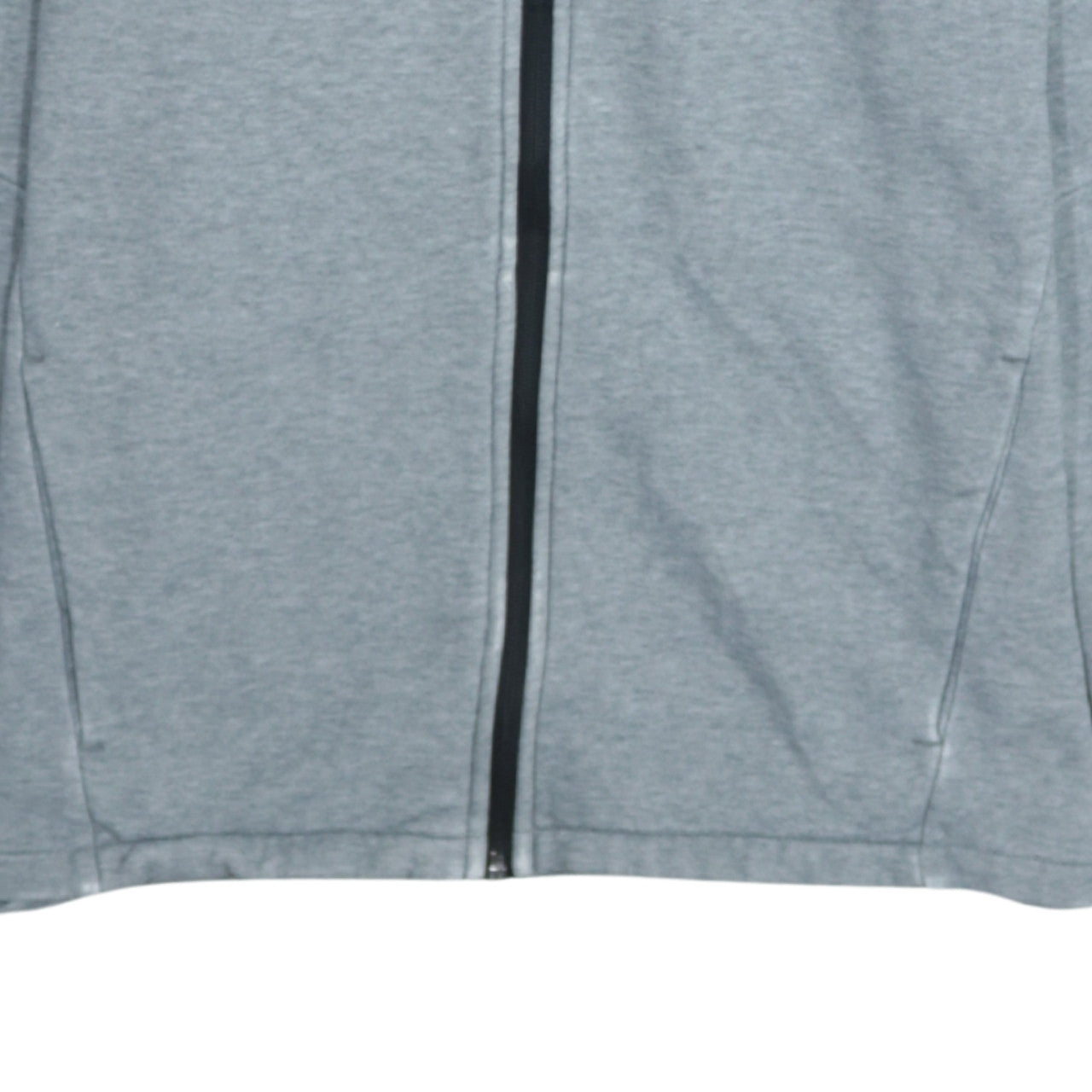 Puma Men's Grey Full Zip Hoodie 2XL Sports Fleece Jacket