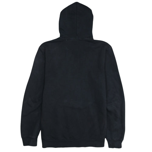 adidas Mens Black Pullover Hoodie Medium Logo Graphic Sportswear