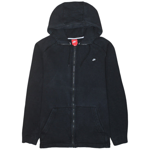 Nike Women’s Black XL Full Zip Hoodie Sweatshirt Cotton Blend