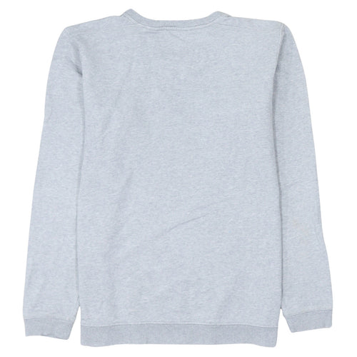 Marks and Spencer Men's Grey Marl V-Neck Pullover Sweatshirt M