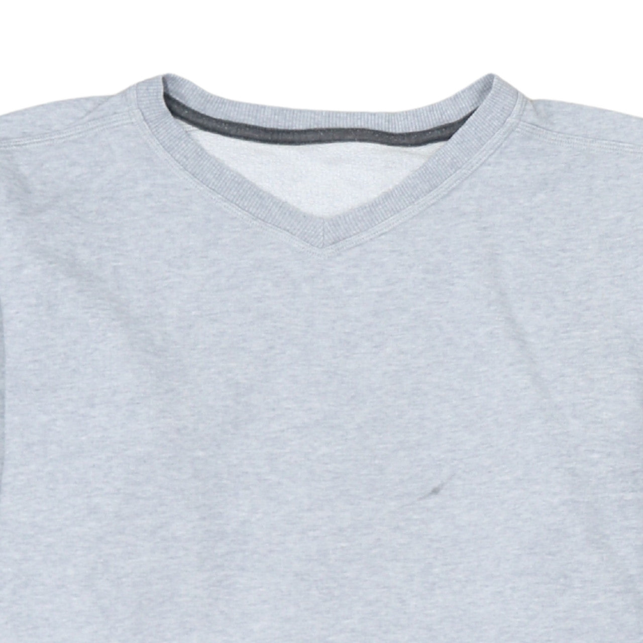 Marks and Spencer Men's Grey Marl V-Neck Pullover Sweatshirt M