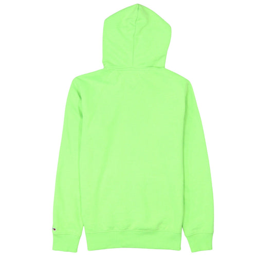 Tommy Jeans Men's Green XS Pullover Hoodie with Logo