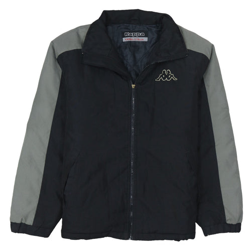 Kappa Men's Black M Basic Sports Jacket Full Zip Polyester