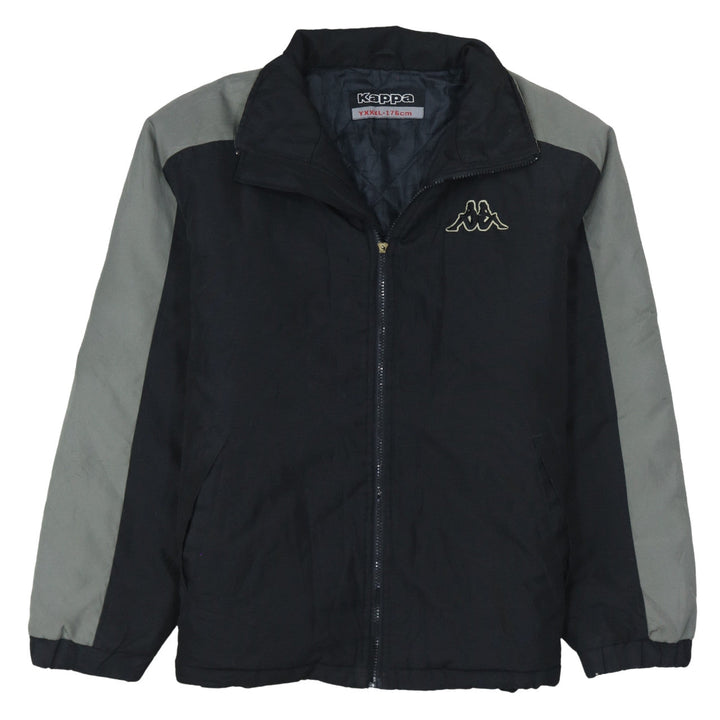 Kappa Men's Black M Basic Sports Jacket Full Zip Polyester