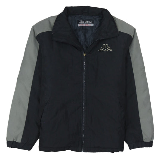Kappa Men's Black M Basic Sports Jacket Full Zip Polyester