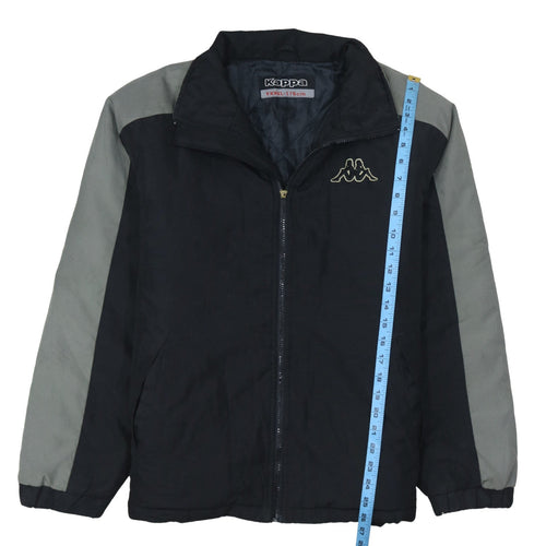 Kappa Men's Black M Basic Sports Jacket Full Zip Polyester