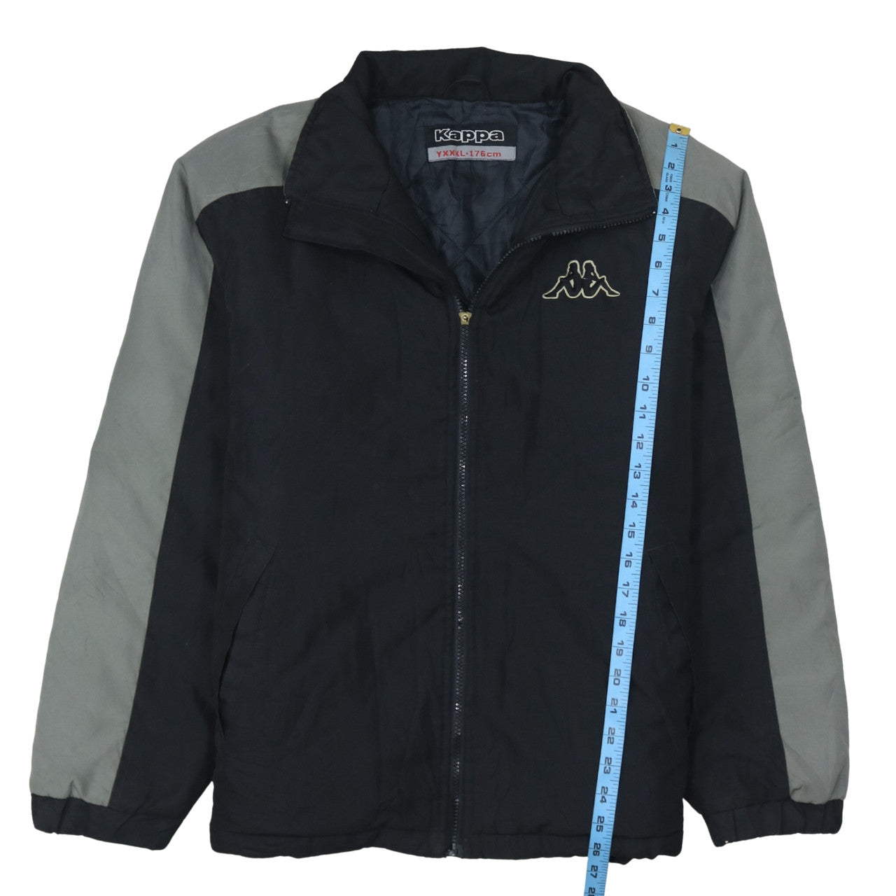 Kappa Men's Black M Basic Sports Jacket Full Zip Polyester