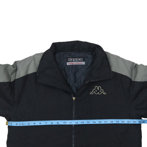 Kappa Men's Black M Basic Sports Jacket Full Zip Polyester