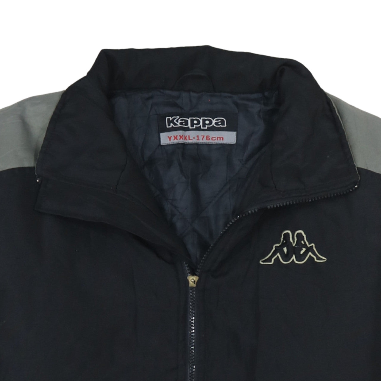 Kappa Men's Black M Basic Sports Jacket Full Zip Polyester