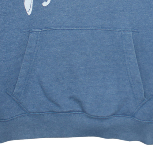 Tommy Jeans Women's Blue Pullover Hoodie Size M Cotton Blend