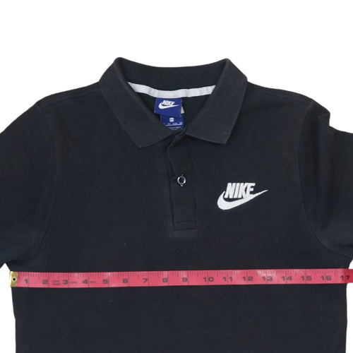 Nike Men’s Black XS Cotton Short Sleeve Polo Shirt