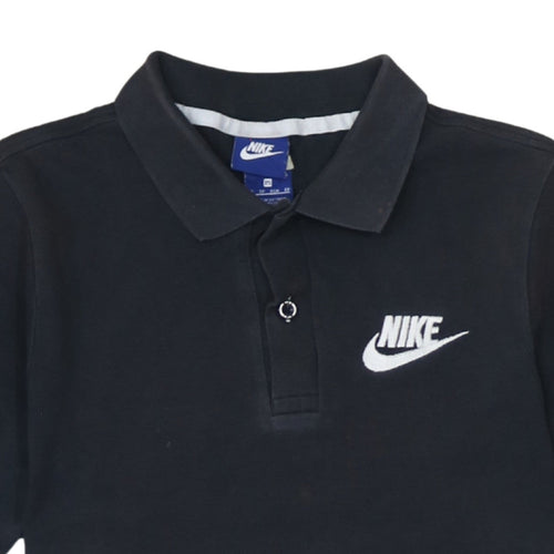 Nike Men’s Black XS Cotton Short Sleeve Polo Shirt