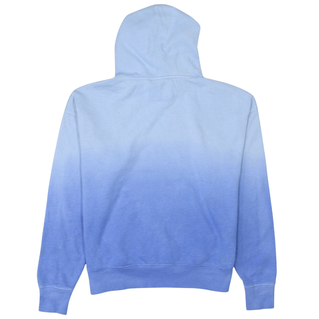 Champion Women Blue Ombre Hoodie S Cotton Blend Pullover