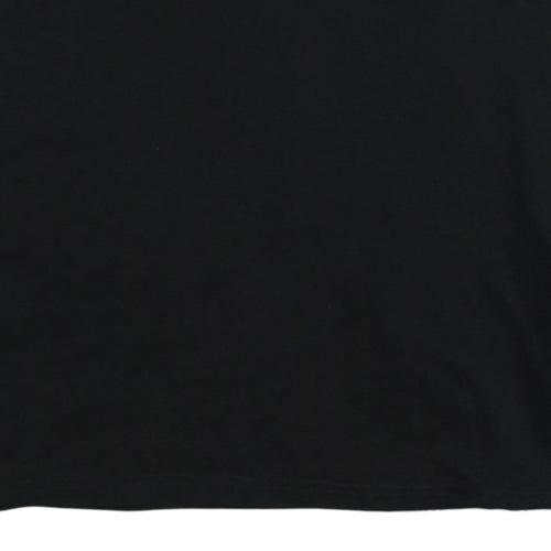 The North Face Men's Black Long Sleeve Cotton Logo T-Shirt Size S