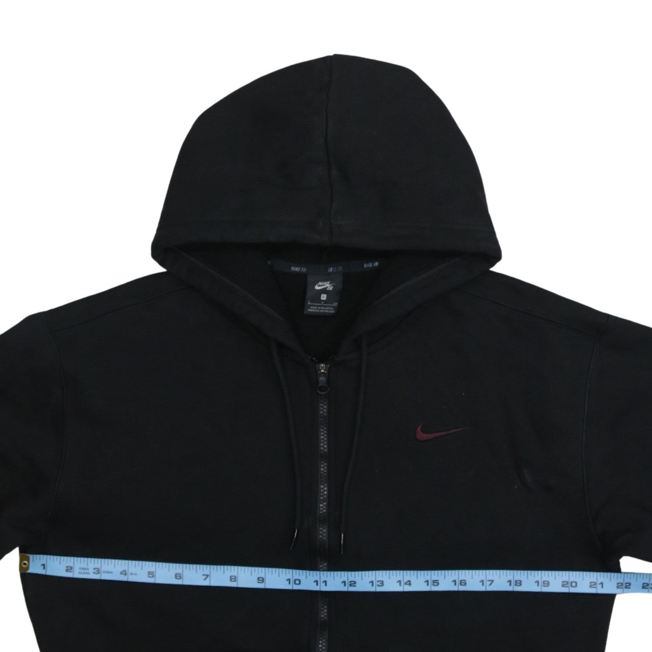 Nike SB Men's Black Full Zip Hoodie S Regular Fit Fleece