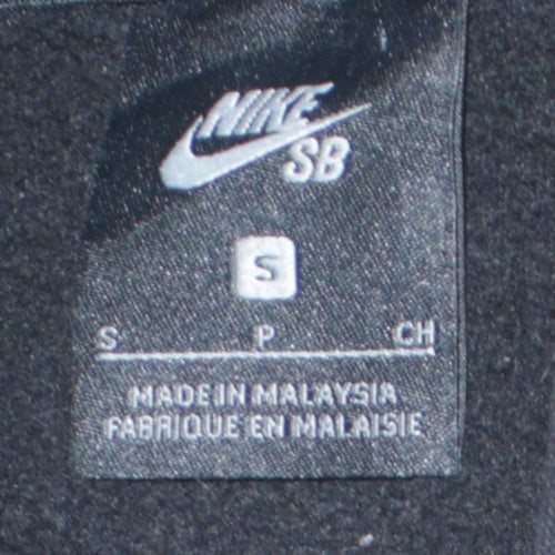 Nike SB Men's Black Full Zip Hoodie S Regular Fit Fleece