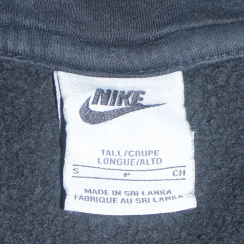 Nike Men's Black Full Zip Hoodie S Tall Fleece Sportswear