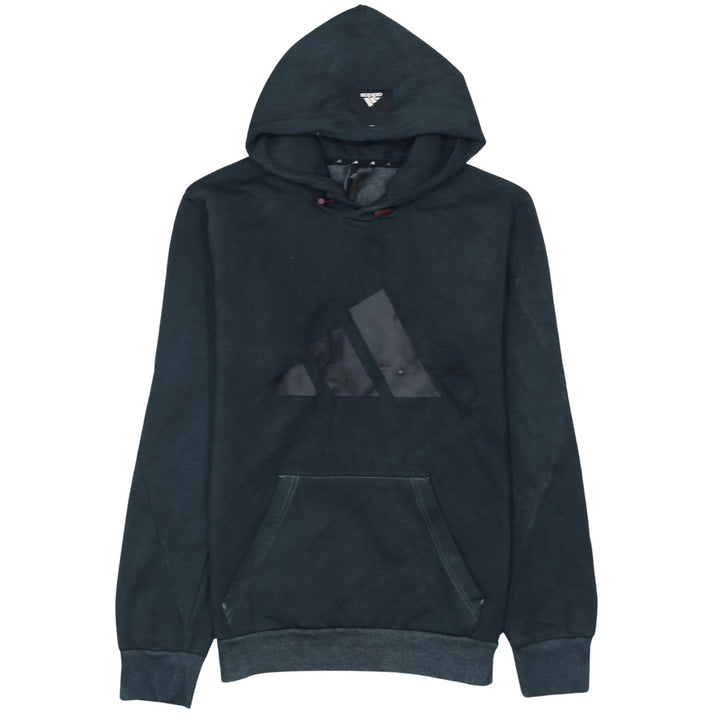 Adidas Men's Black Pullover Hoodie M Sports Logo Fleece
