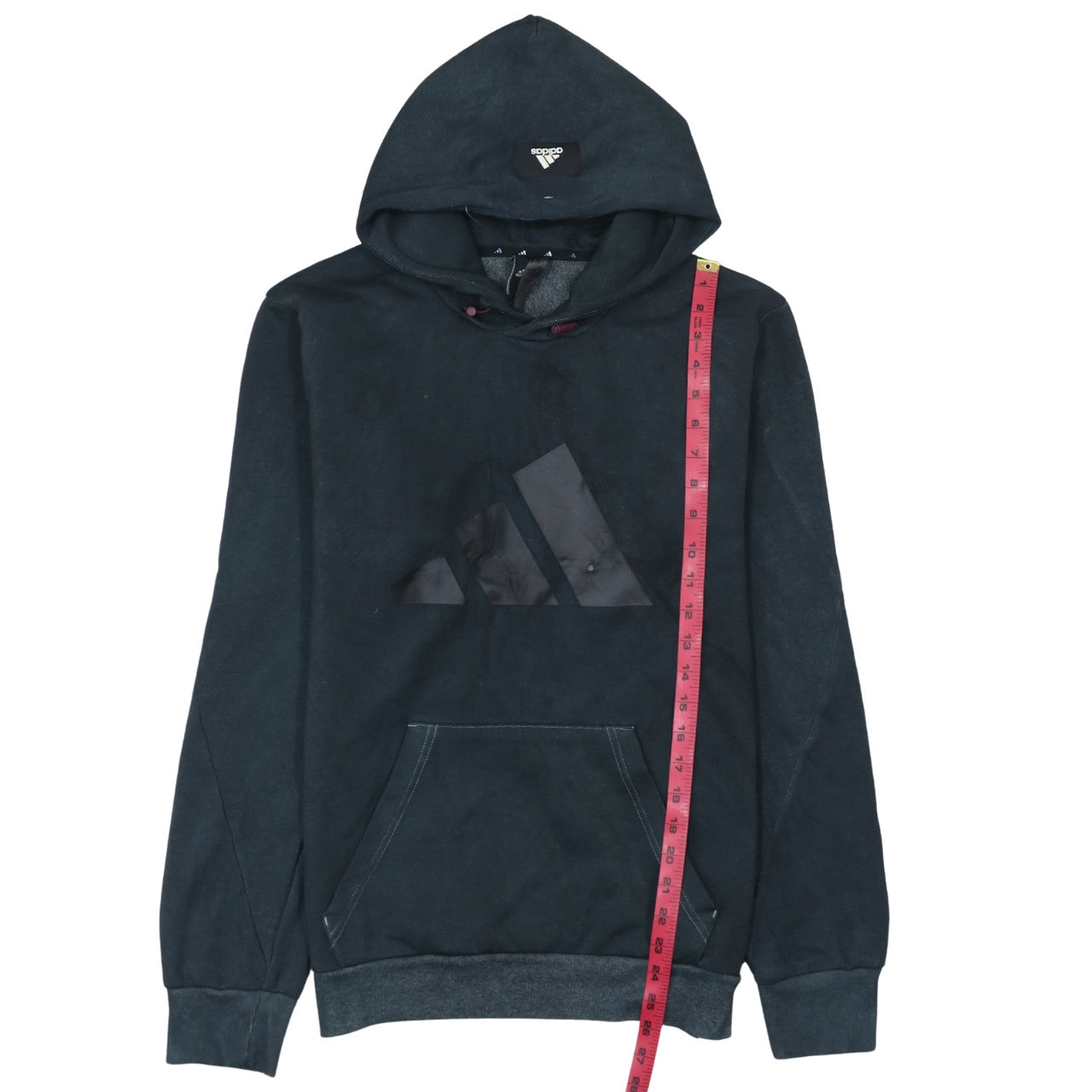 Adidas Men's Black Pullover Hoodie M Sports Logo Fleece