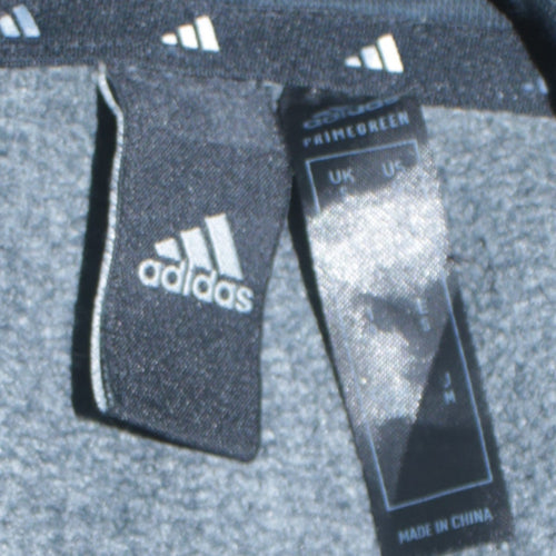 Adidas Men's Black Pullover Hoodie M Sports Logo Fleece