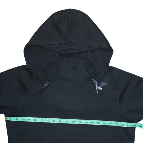 Nike Men's Black Pullover Fleece Hoodie Small Regular Fit