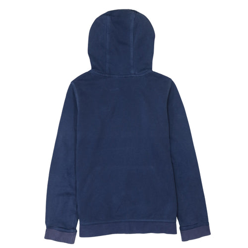 Nike Boys Blue Pullover Hoodie L 147-158cm Cotton Blend Casual Sportswear