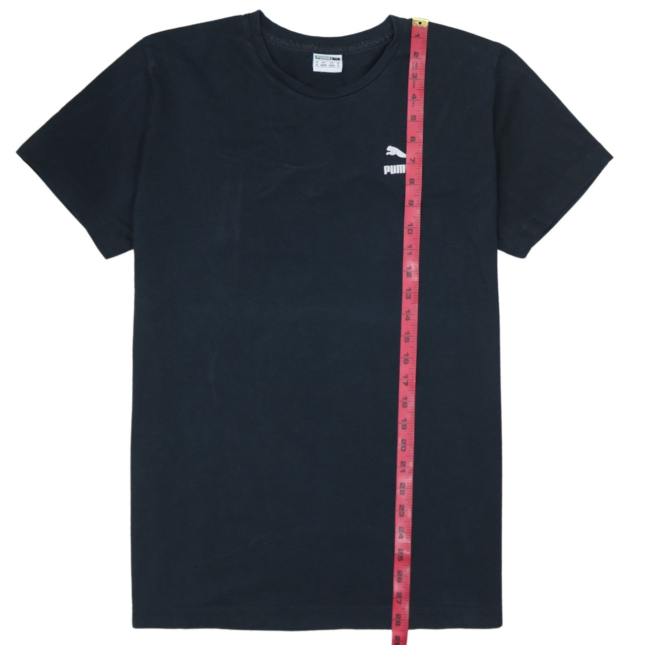 Puma Men's Black Cotton Crew Neck Short Sleeve Sports T-Shirt M