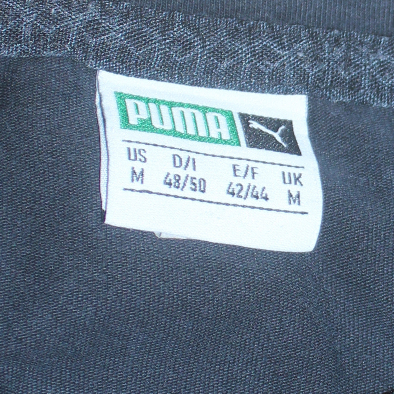 Puma Men's Black Cotton Crew Neck Short Sleeve Sports T-Shirt M