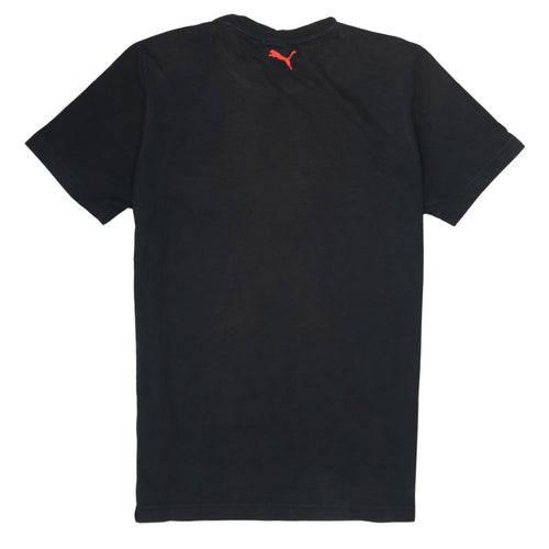 Puma Men's Black M Graphic Logo Sports T-Shirt