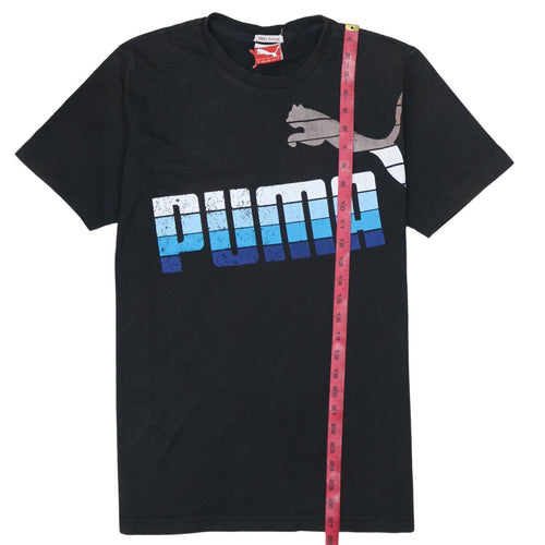 Puma Men's Black M Graphic Logo Sports T-Shirt