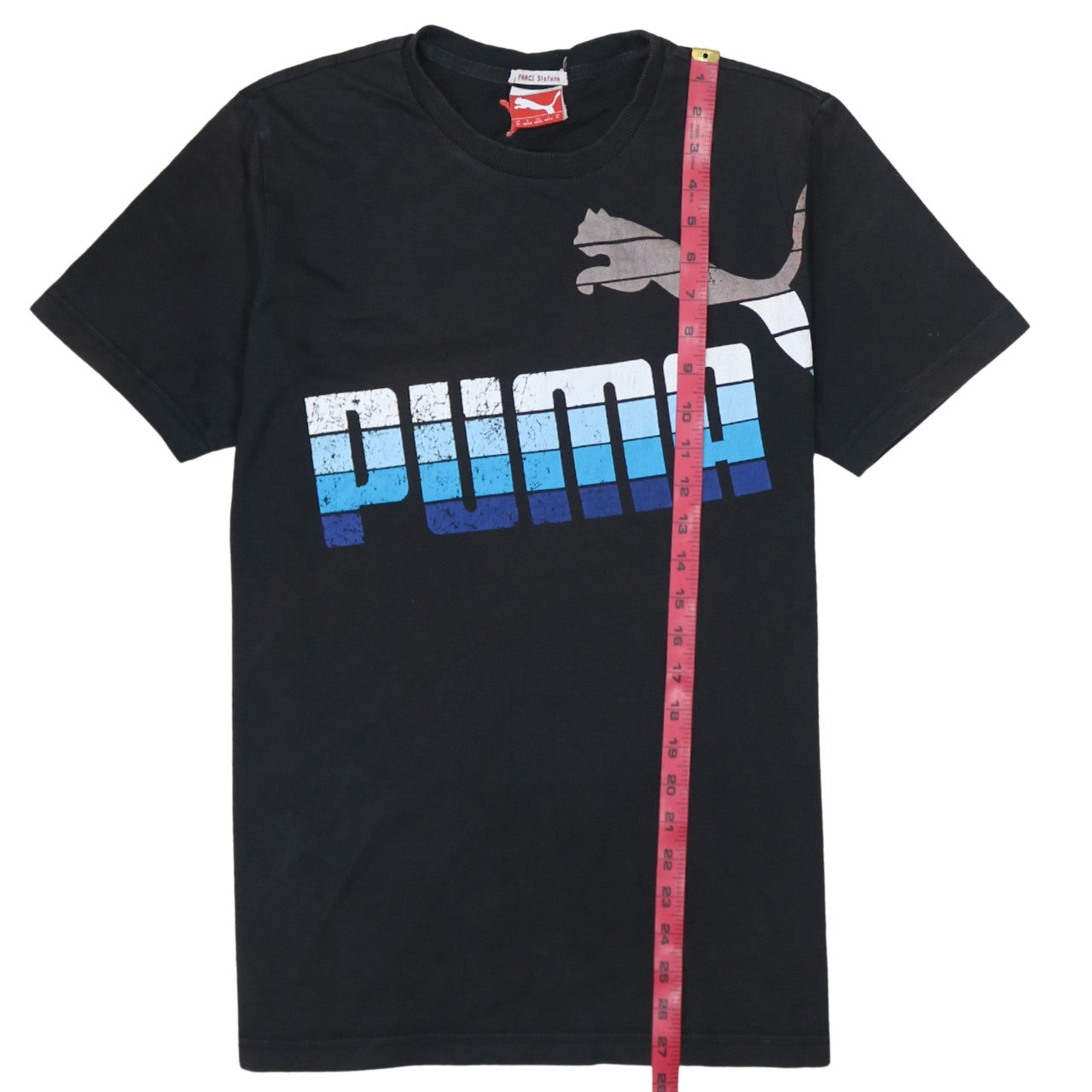 Puma Men's Black M Graphic Logo Sports T-Shirt